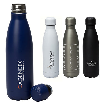 17oz Matte Finish Stainless Vacuum Bottle