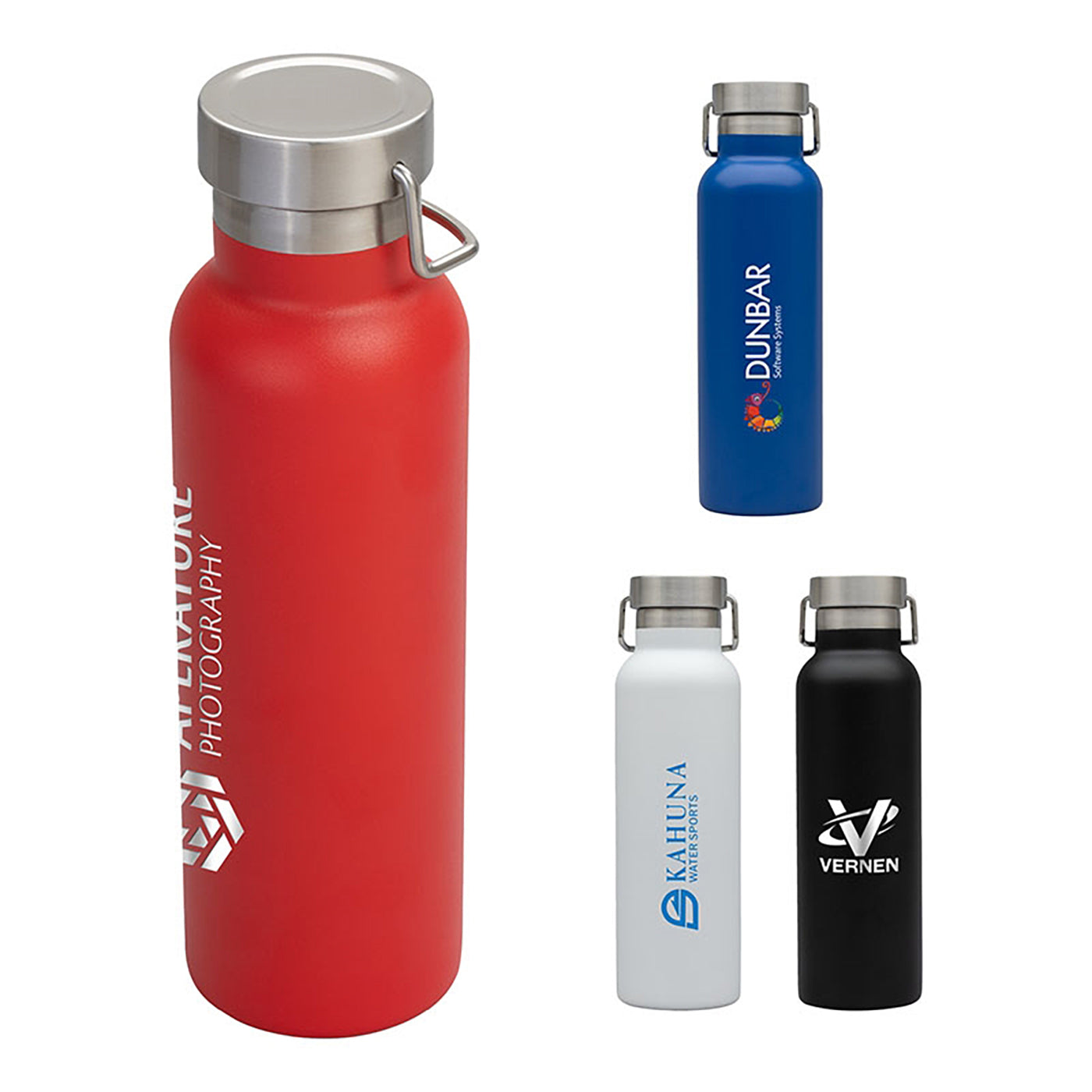 22oz Handled Stainless Steel Vacuum Bottle
