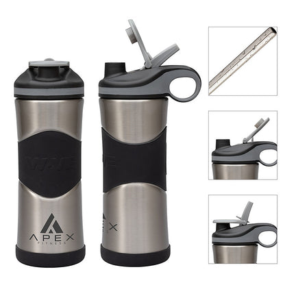 My Wave 20oz. Double Wall Stainless Steel Water Bottle w/ Copper Lining