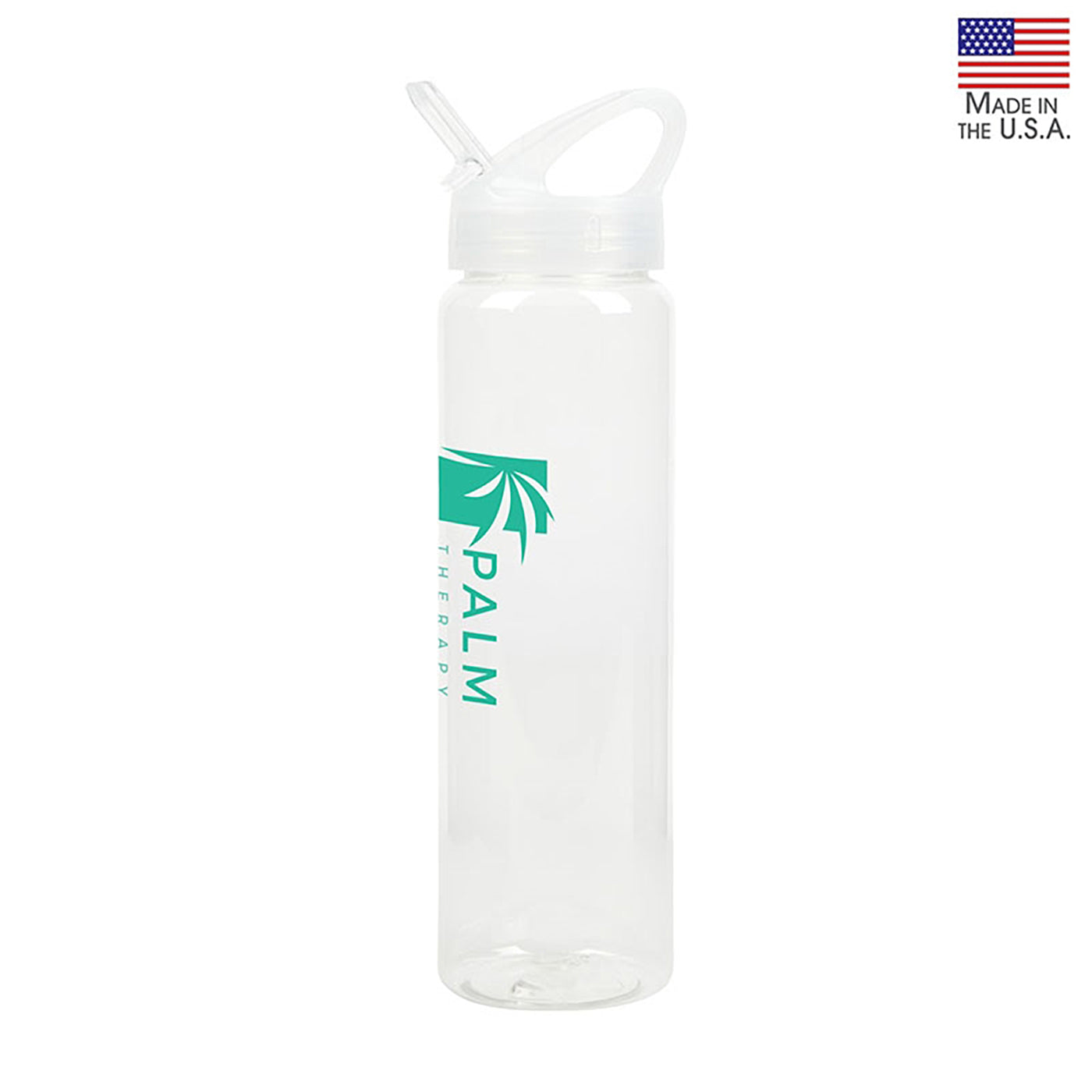 32oz PET Bottle with Flip Straw Spout - KW2323C