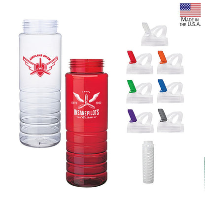 26oz PET Infuser Bottle with Flip Spout