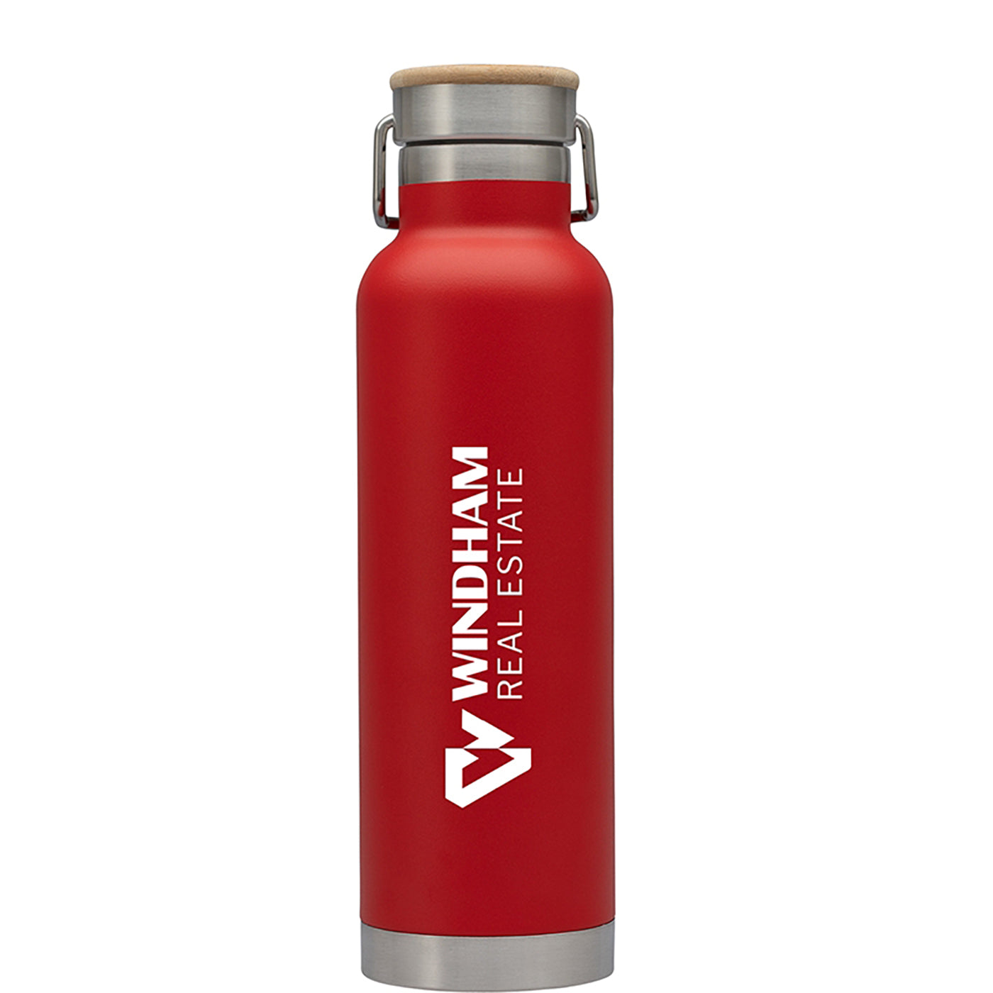 22oz Bamboo-Top Vacuum Steel Bottle - KW2515R
