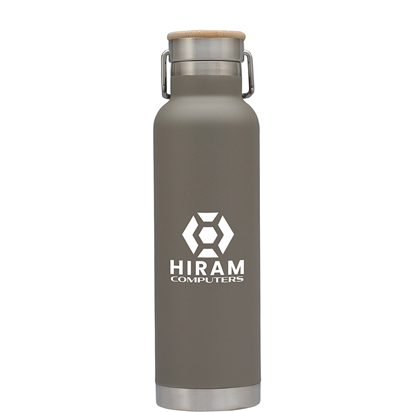 22oz Bamboo-Top Vacuum Steel Bottle - KW2515S