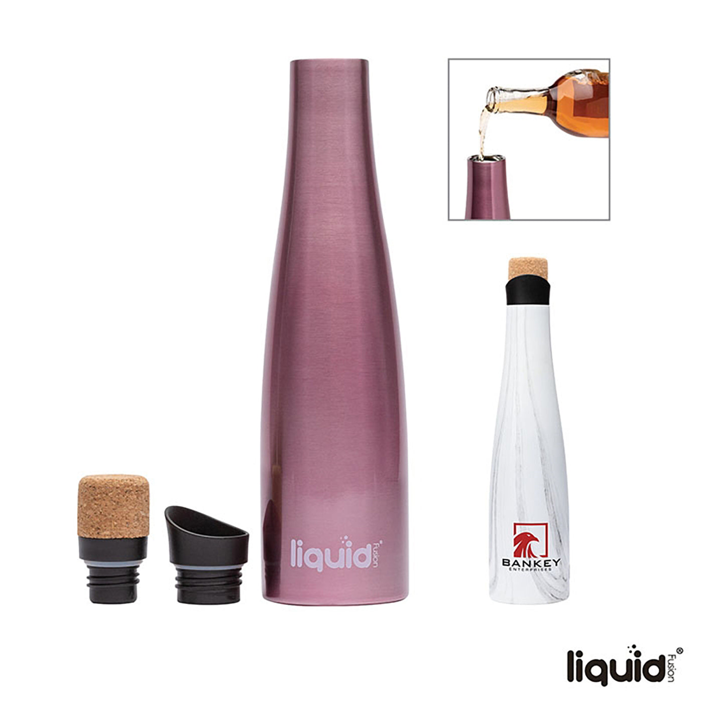 25 oz. Vacuum Insulated Steel Wine Carafe / Bottle
