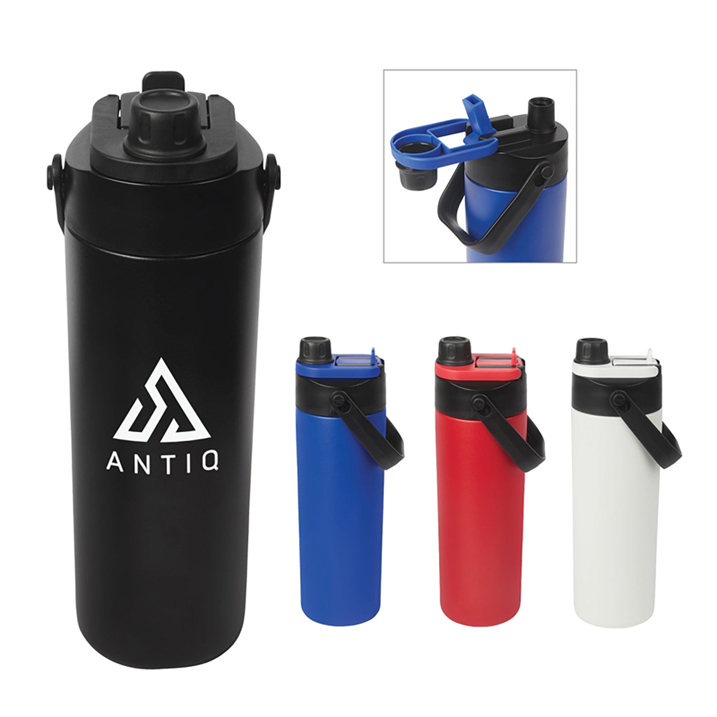 22oz Double Wall Recycled Stainless Steel Water Bottle