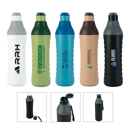 26oz Double Wall Polypropylene Bottle with Flip Spout