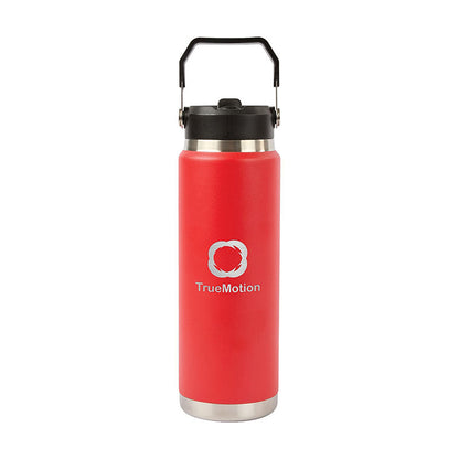 30oz Copper-Lined Stainless Steel Bottle with Flip Straw - KW3512R