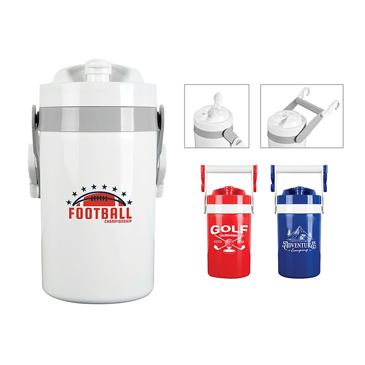 Custom Double-Wall Polypropylene Sport Jug | Screen Printing ...