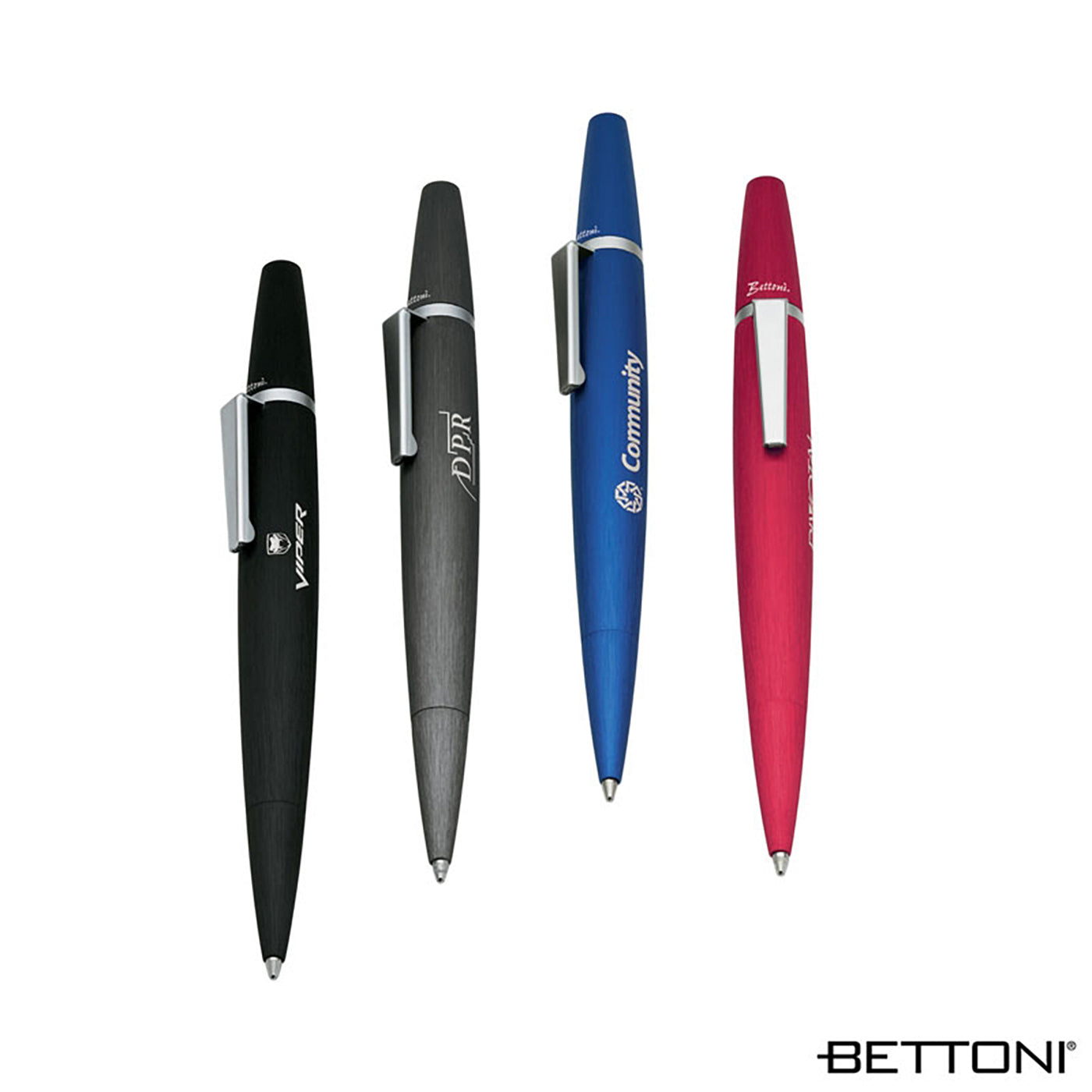 Brushed Aluminum Twist-Action Ballpoint Pen