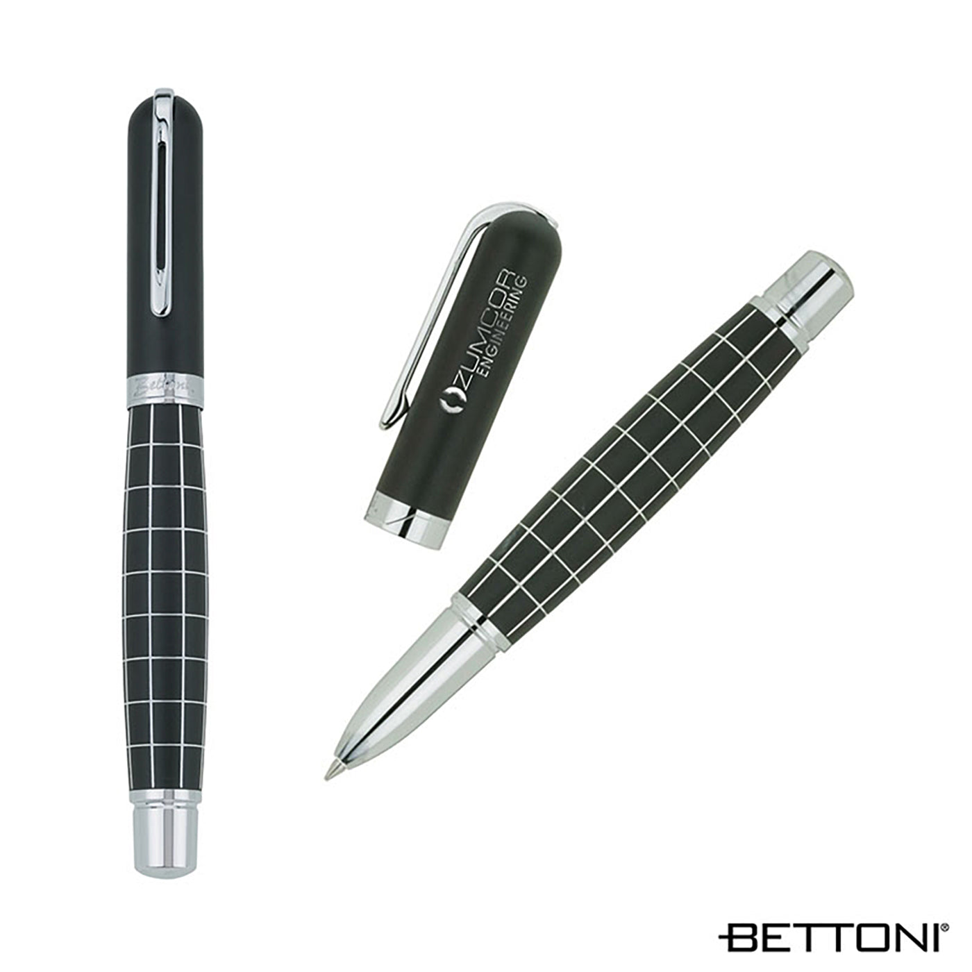 Anodized Aluminum Etched Rollerball Pen