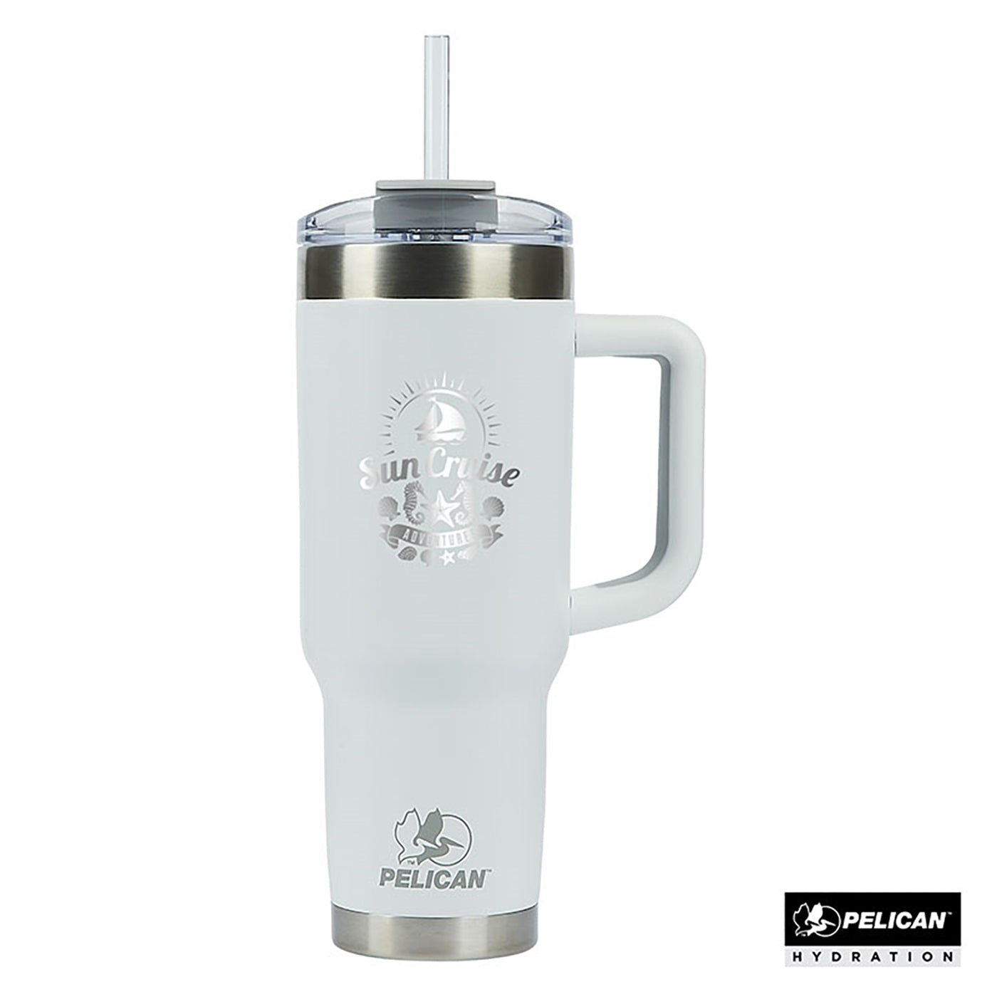 40 oz. Recycled Double Wall Stainless Steel Travel Tumbler - PL1008W