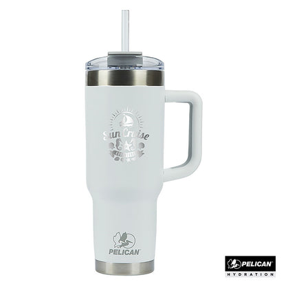 40 oz. Recycled Double Wall Stainless Steel Travel Tumbler - PL1008W