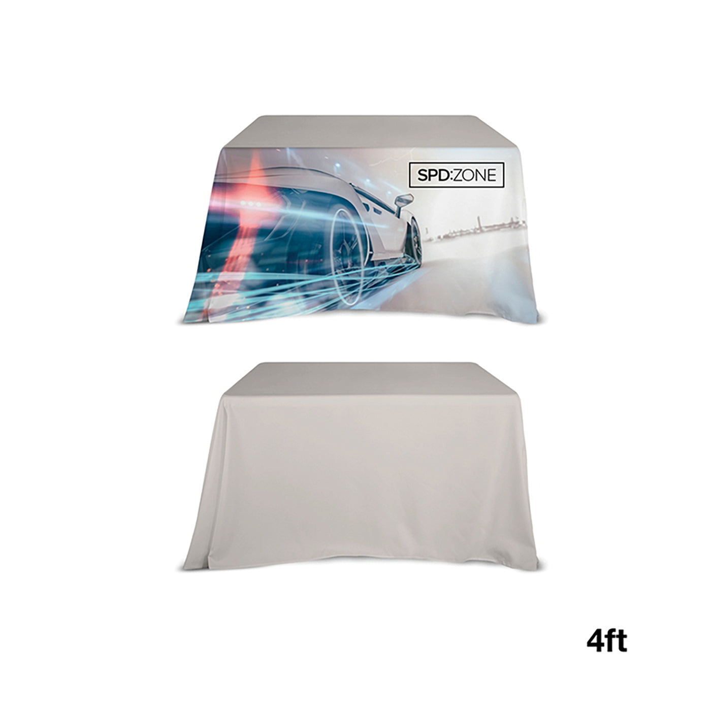 4-Foot Dye Sublimated Table Throw