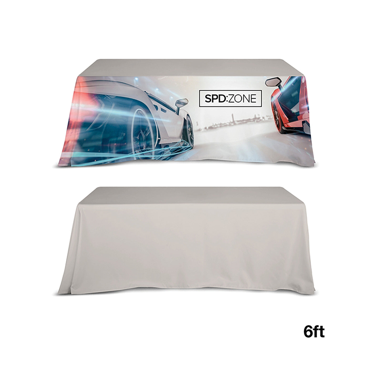 6-Foot Dye Sublimated Table Throw - TS1006