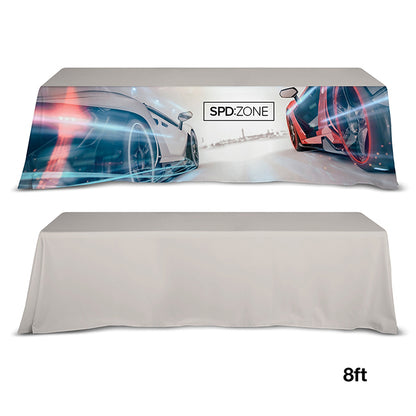 8' Full Coverage 300D Polyester Table Throw