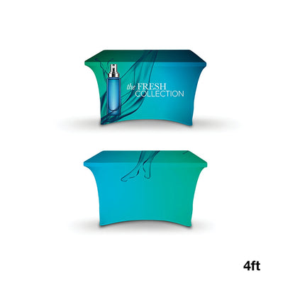 4' Stretch Polyester Table Cover
