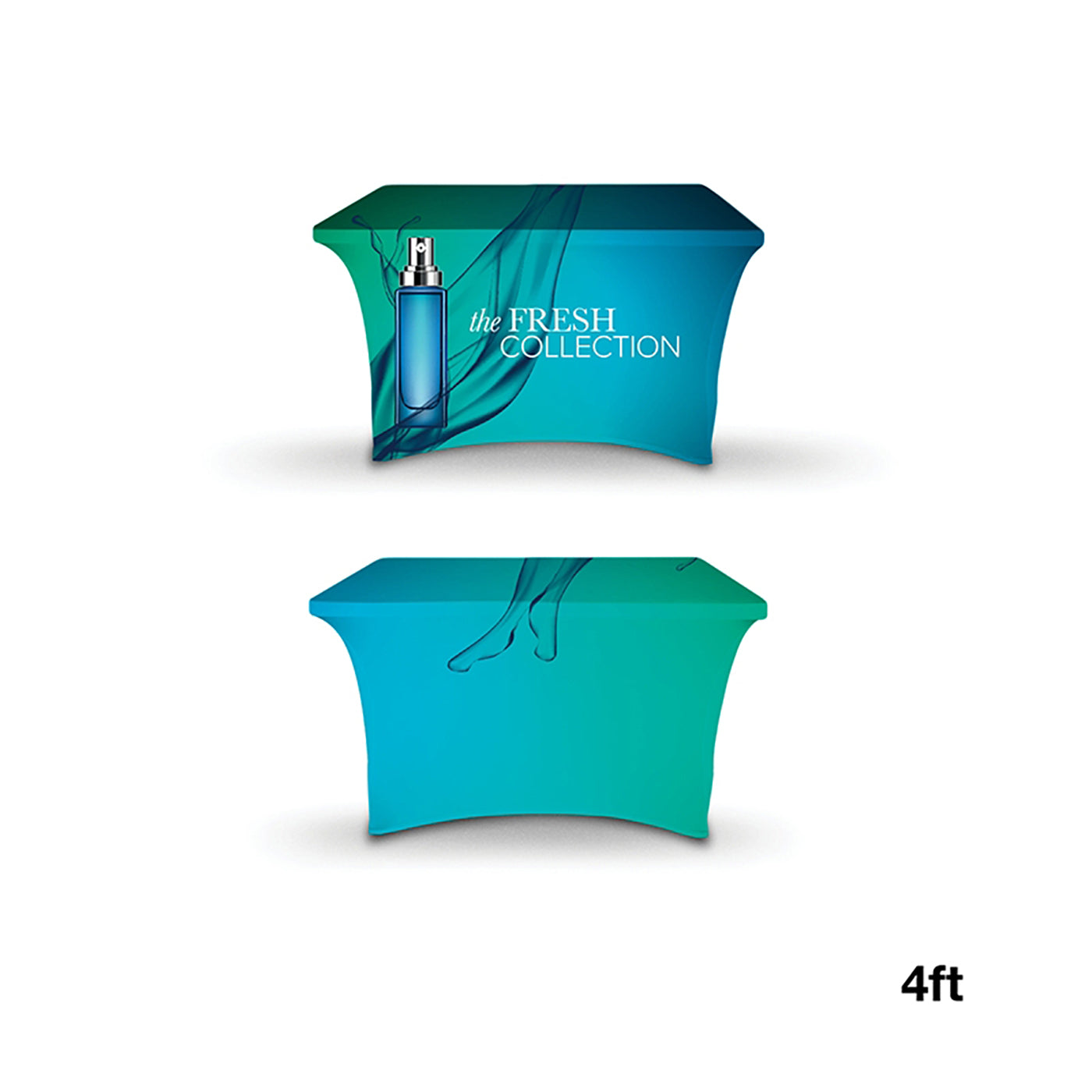 4' Stretch Polyester Table Cover - TS2004