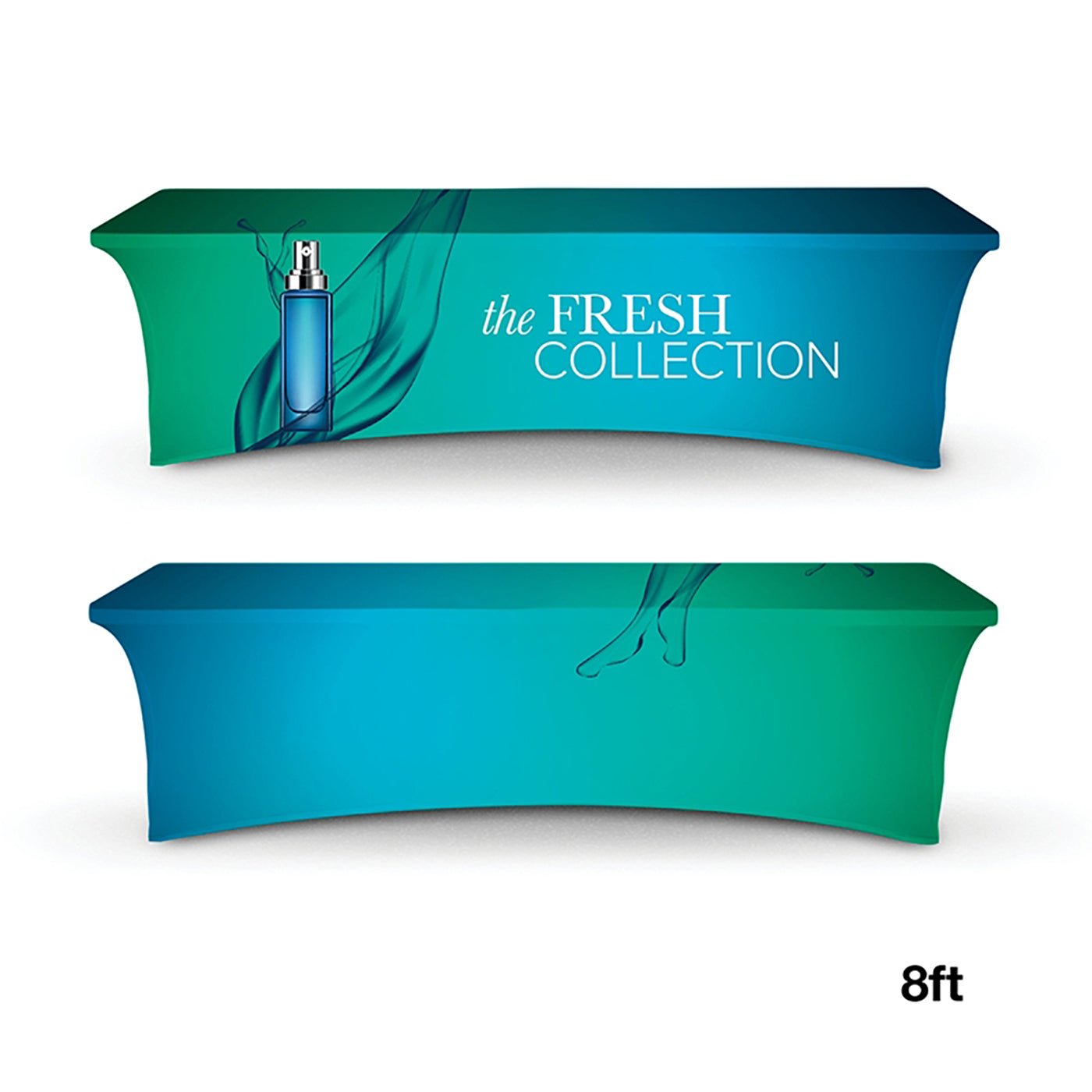 8' Stretch Polyester Table Cover - TS2008