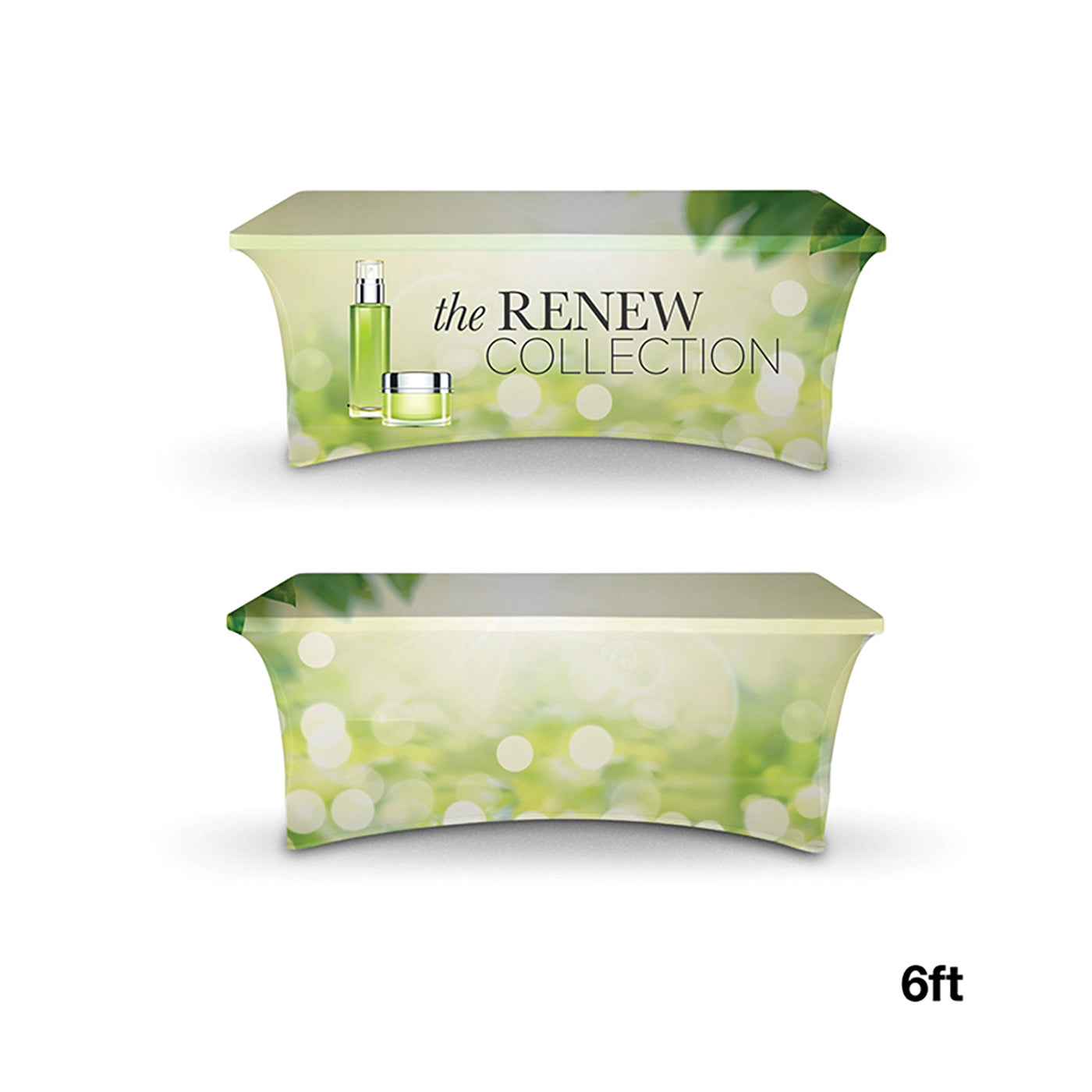 6' RPET Recycled Stretch Table Cover