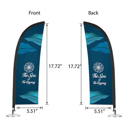 5.5" x 17.75" Double-Sided Tabletop Feather Kit - TS3506