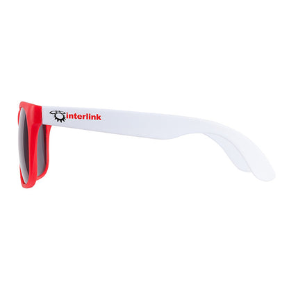 White Two-Tone Polycarbonate Sunglasses - VB5007R