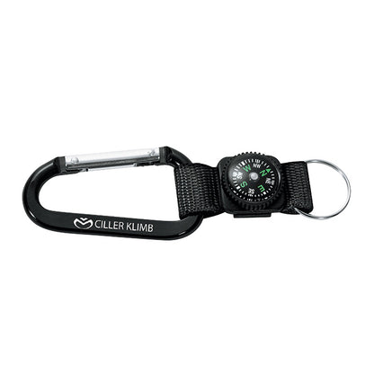 Aluminum Carabiner with Built-in Compass - VB6100B