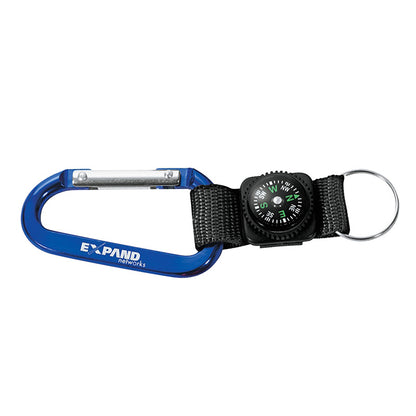 Aluminum Carabiner with Built-in Compass - VB6100N
