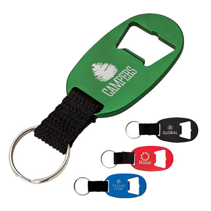Web Strap Aluminum Bottle Opener