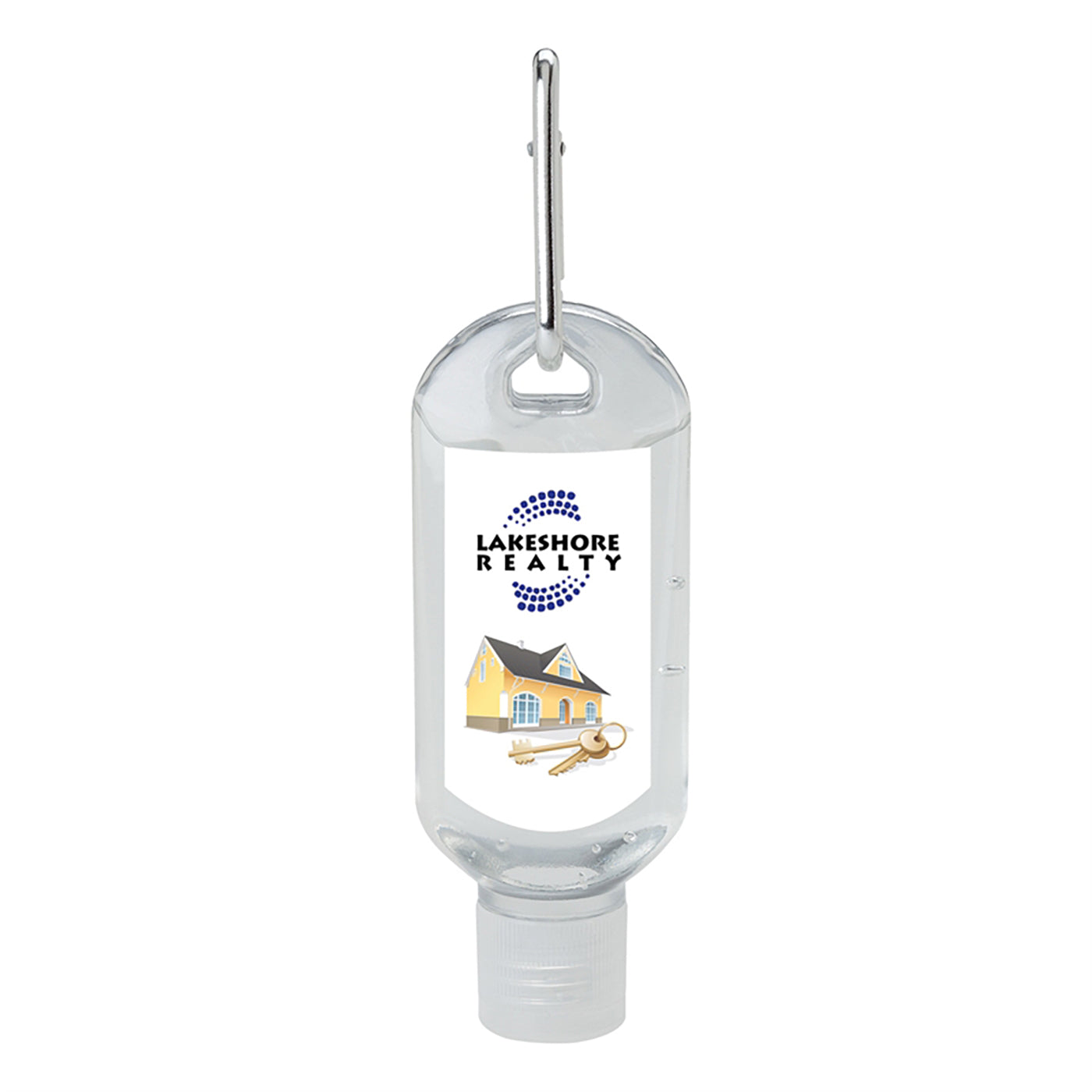 1oz Hand Sanitizer with Carabiner Clip - VL2004