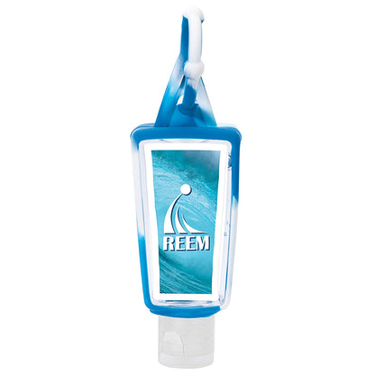 1oz Hand Sanitizer with Silicone Holder - VL2011L