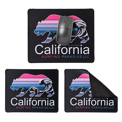 Small Polyester Mouse Pad with Stitched Edges