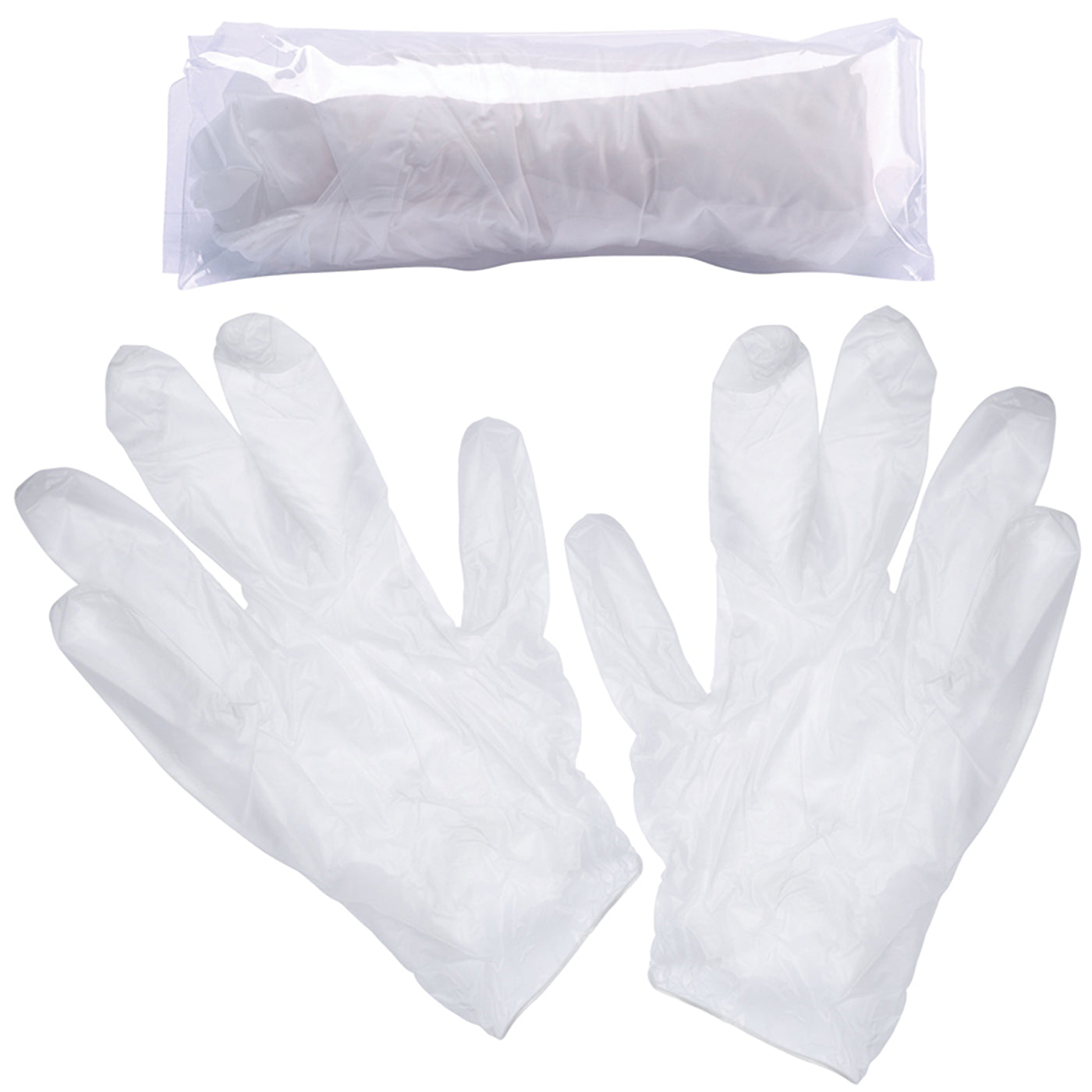 Single-Pair Large PVC Disposable Gloves