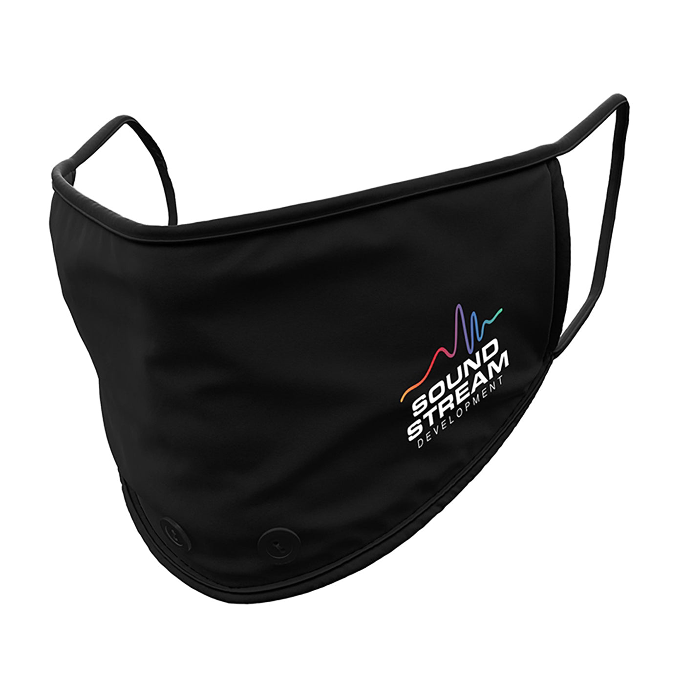 Wrist-Wrap Cotton Blend Face Mask - VL2881B