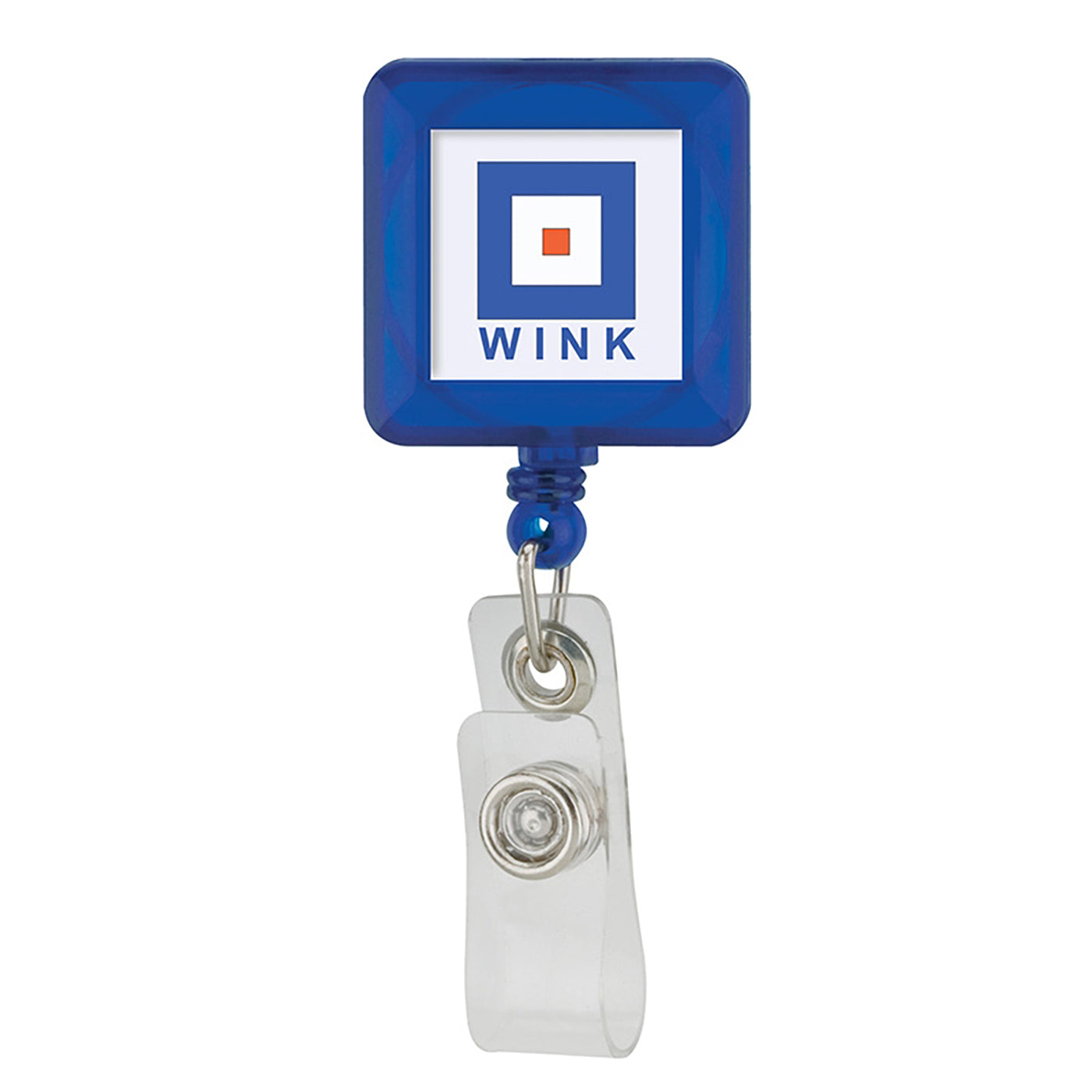 Square Retractable Badge Holder - VL3120N