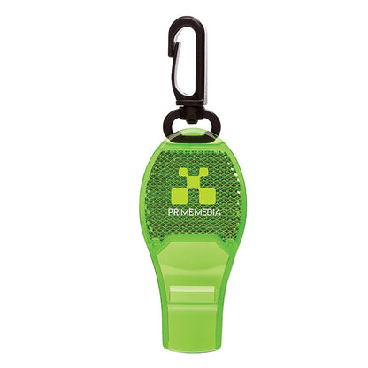 Translucent Safety Whistle with Reflector Strip - VL4004G