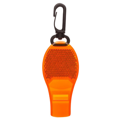 Translucent Safety Whistle with Reflector Strip - VL4004T