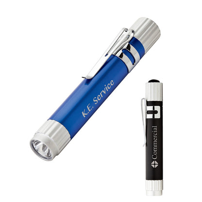 Aluminum LED Flashlight with Clip