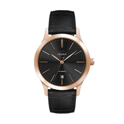 40mm Automatic Rose Gold Steel Watch
