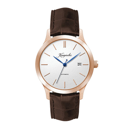 40mm Rose Gold Steel Automatic Watch