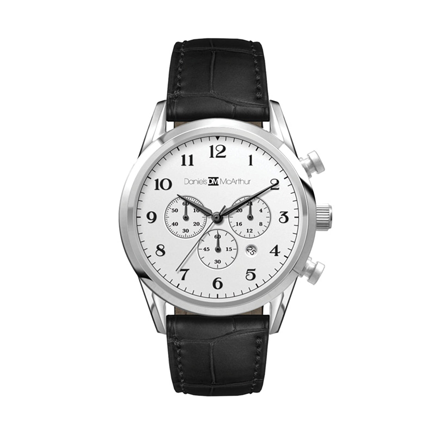 42mm Silver Chronograph Watch - WC3044