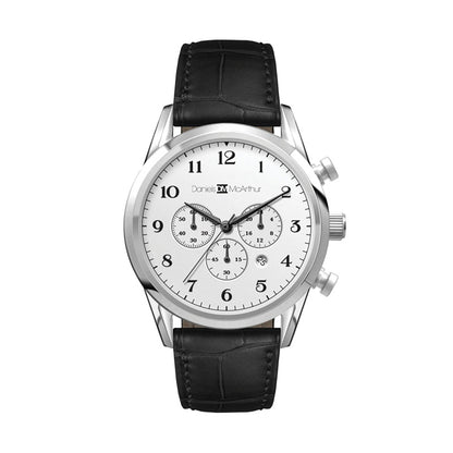 42mm Silver Chronograph Watch - WC3044