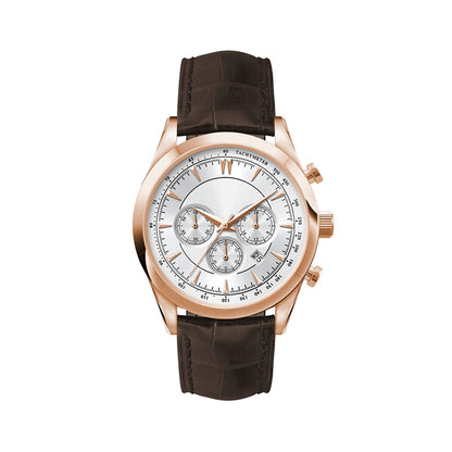 42mm Rose Gold Chronograph Watch