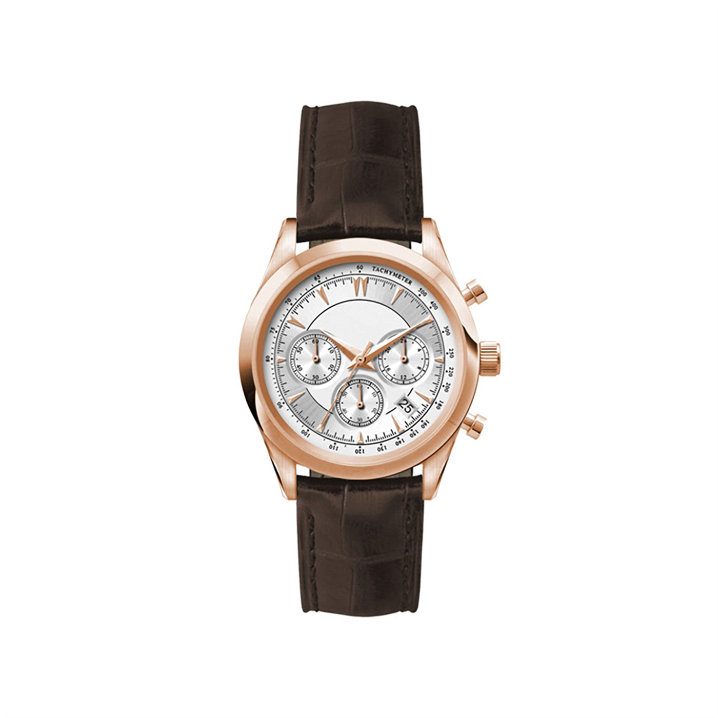 34mm Rose Gold Chronograph Watch