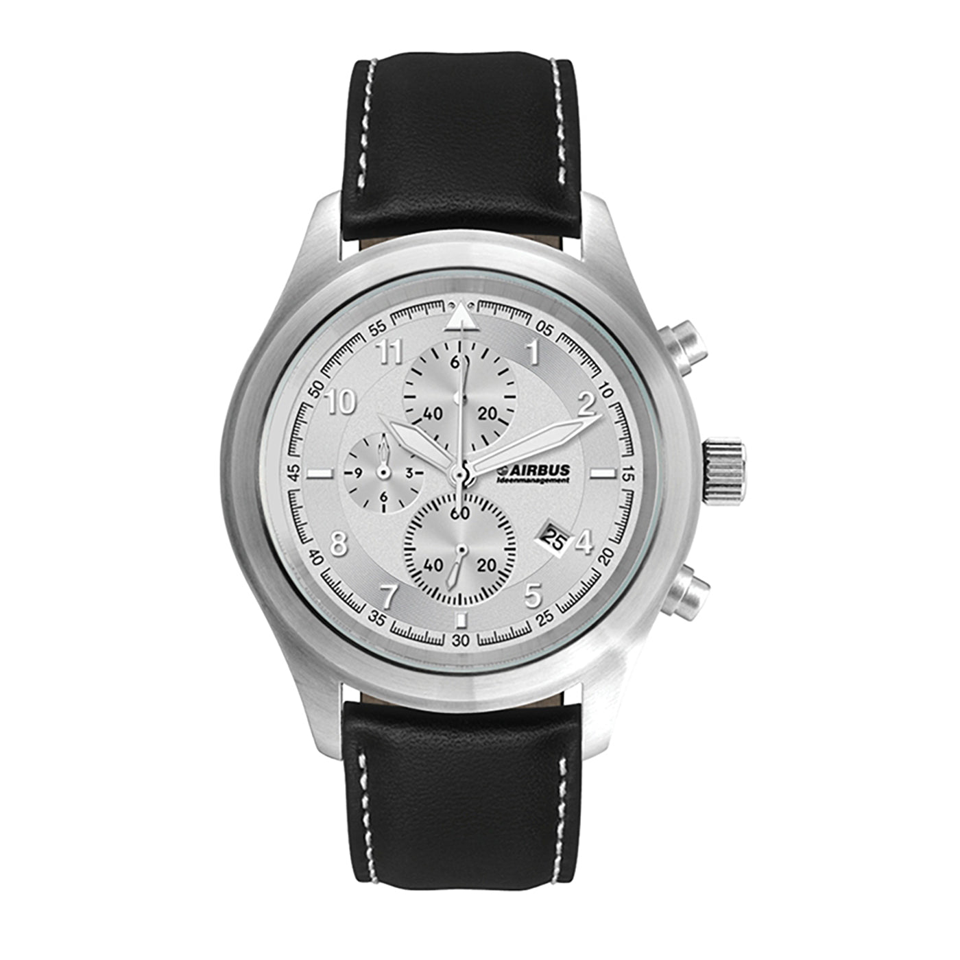 44mm Stainless Steel Chronograph Watch