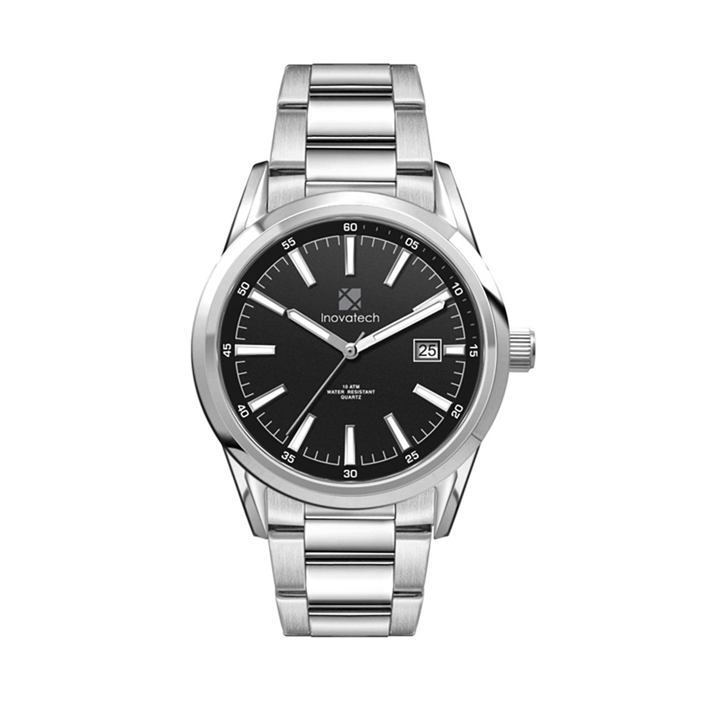42mm Silver Case Water-Resistant Watch - WC3154