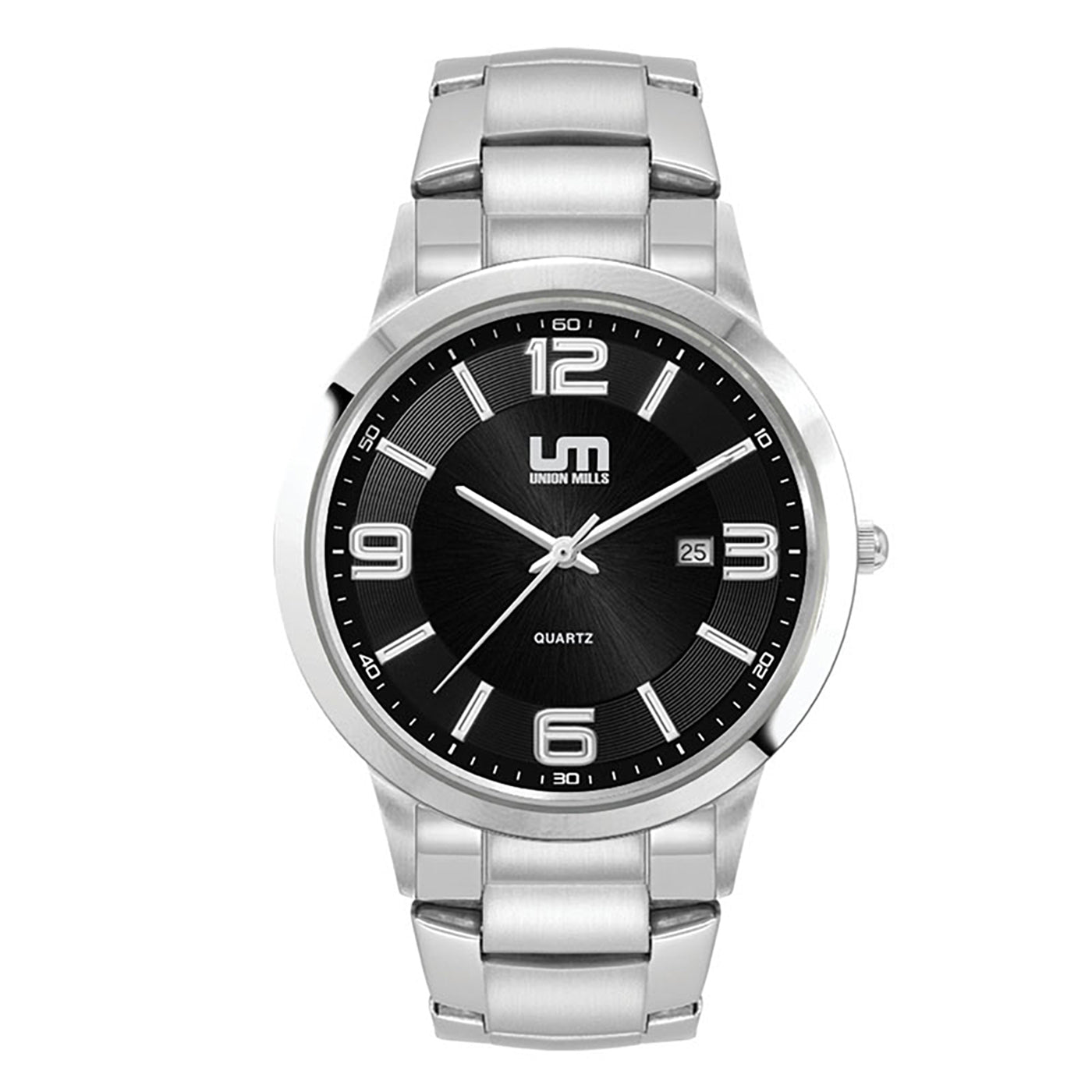 Men's 43.2mm Black Sunray Dial Watch - WC4072