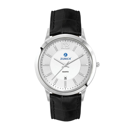43mm Silver Steel Watch