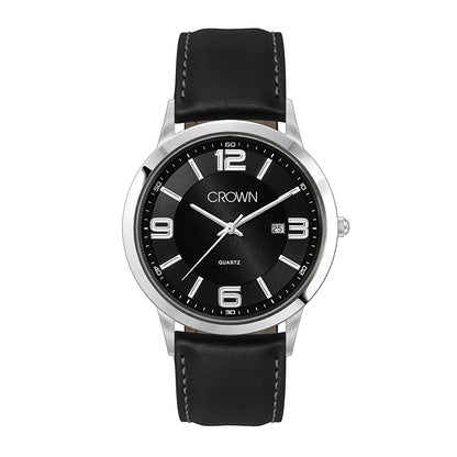 43mm Steel Watch Black Dial - WC4216