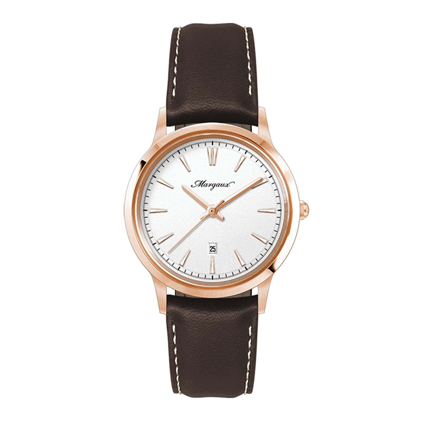 22mm Rose Gold Steel Watch