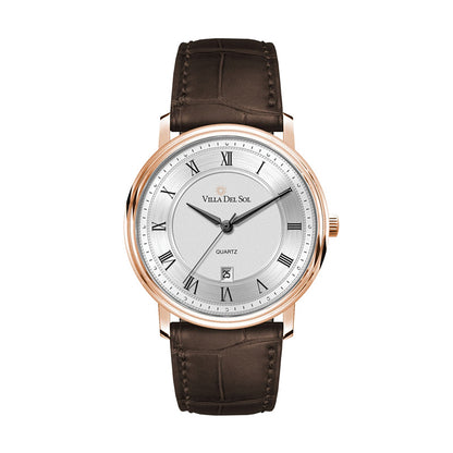 40mm Rose Gold Steel Watch